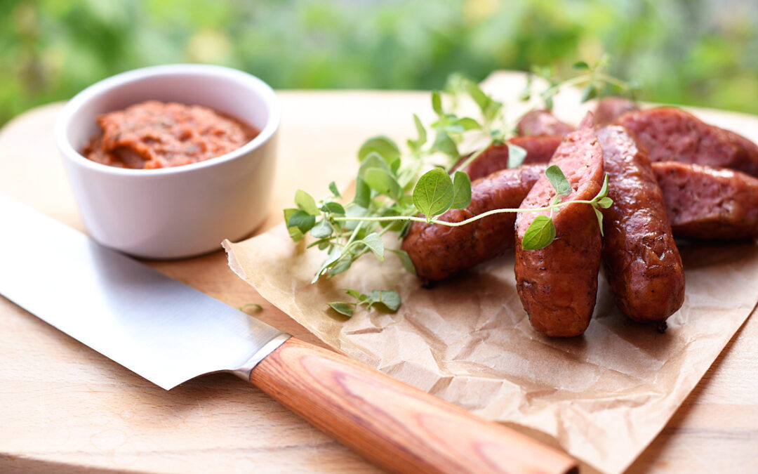 GRILLAD SALSICCIA MED ITALIENSK KETCHUP